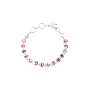 Alina Multi Tourmaline Bracelet, Sterling Silver