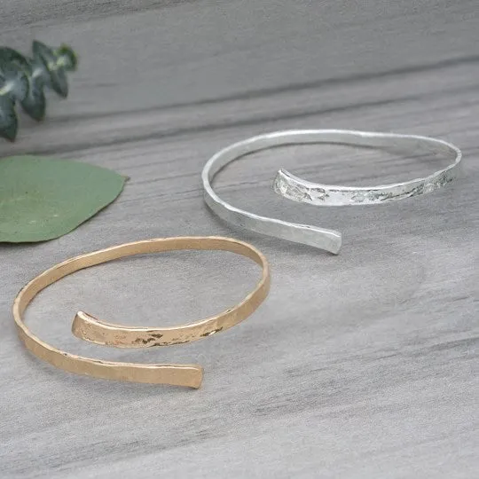 Concord Hammered Metal Cuffs