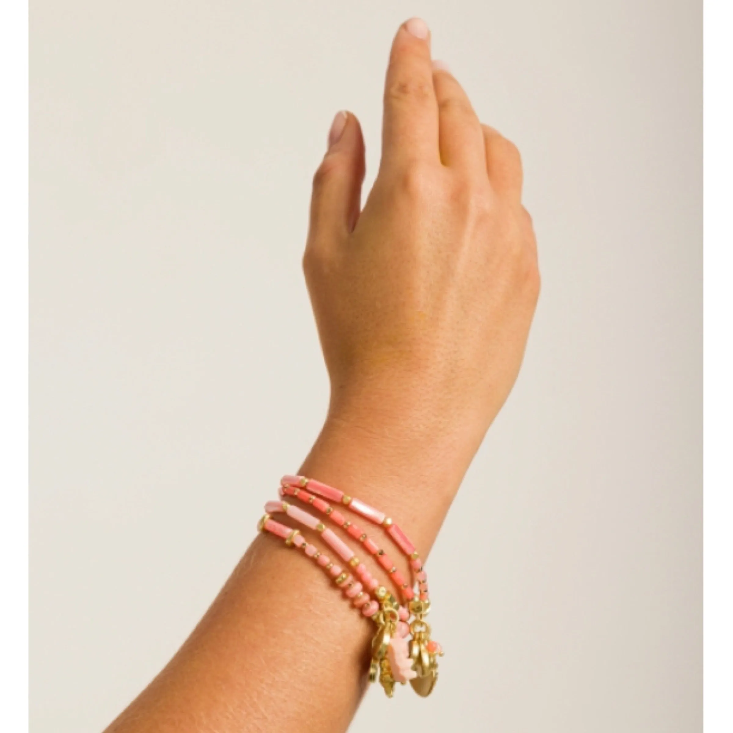 Peach Starfish Bracelet